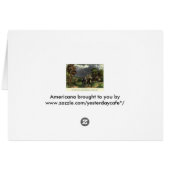 ベンジャミンフランクリンの凧と稲妻実験 (裏面横)