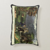 ベンジャミンフランクリンの凧と稲妻実験 アクセントクッション (裏面(縦))