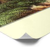 ベンジャミンフランクリンの凧と稲妻実験 ポスター (角)