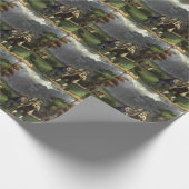 ベンジャミンフランクリンの凧と稲妻実験 ラッピングペーパー (角)