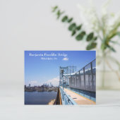 ベンジャミンフランクリング橋 ポストカード (スタンド正面)