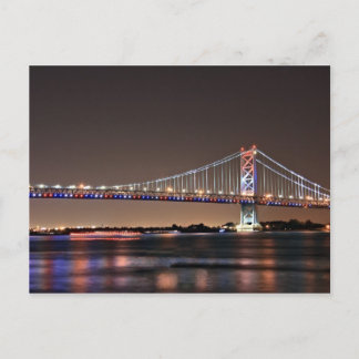 ベンジャミンフランクリンブリッジポストカード ポストカード