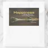 ベンジャミンフランクリン感動的引用文ステッカー 長方形シール (バッグ)