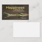 ベンジャミンフランクリン感動的引用文「幸福」 ノートカード (正面/裏面)