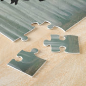 ベンジャミンフランクリン感動的引用文「準備」 ジグソーパズル (側面)