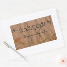 ベンジャミンフランクリン感動的引用文「空のバッグ」