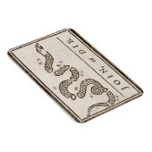 ベンジャミンフランクリン政治漫画に参加するか死ぬ マグネット (右側)