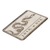 ベンジャミンフランクリン政治漫画に参加するか死ぬ マグネット (左側)