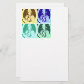 ベンジャミンフランクリン 便箋 (正面/裏面)