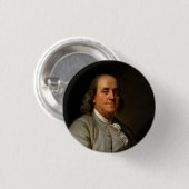 ベンジャミンフランクリン 缶バッジ (正面&裏面)