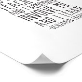 ベンジャミン忘れフランクリン引用文 ポスター (角)