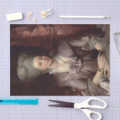 ベンジャミン・ウェストのシャルロット女王(1777) 薄葉紙 (クラフト)