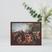 ベンジャミン・ウェスト将軍の死去 ポストカード (スタンド正面)