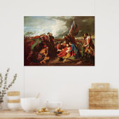 ベンジャミン・ウェスト・デス・オブ・ジェネラル・ウルフ ポスター (キッチン)