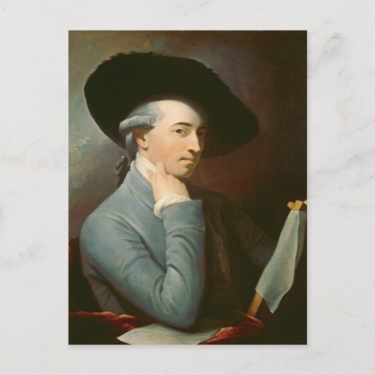 ベンジャミン・ウェスト、c.1776 (キャンバス上の油) ポストカード (正面)