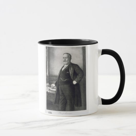 ベンジャミン・ハリソン(1833-1901年の)、tの第23大統領 マグカップ (右)