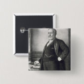 ベンジャミン・ハリソン(1833-1901年の)、tの第23大統領 缶バッジ (正面&裏面)