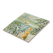 「ベンジャミン・バニー、ファーマー・ブラウンを観察」 by ビアトリックス・P タイル (側面)