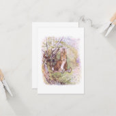 ベンジャミン・バニー(Beatrix Potter) カード (正面/裏面インサイチュ)