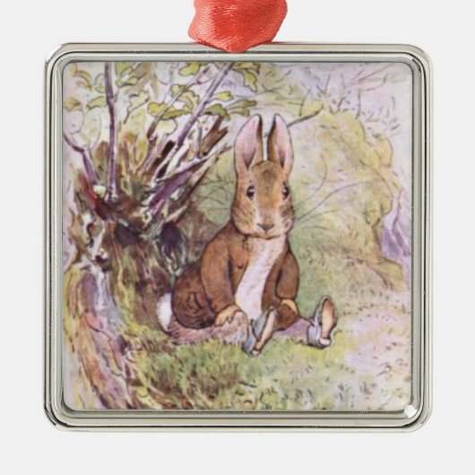 ベンジャミン・バニー(Beatrix Potter) メタルオーナメント (正面)