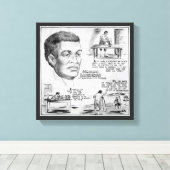 ベンジャミン・バンネカー：ブラックサイエンティスト&革命的 キャンバスプリント (インサイチュ (ウッドフロア))