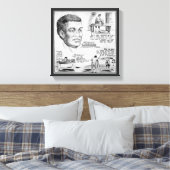 ベンジャミン・バンネカー：ブラックサイエンティスト&革命的 キャンバスプリント (インサイチュ (寝室))