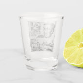 ベンジャミン・バンネカー：ブラックサイエンティスト&革命的 ショットグラス (裏面)