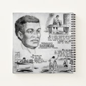 ベンジャミン・バンネカー:ブラックサイエンティスト&革命的 ノートブック (裏面)