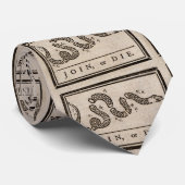 ベンジャミン・フランクリンによって政治漫画結合しますか、または死んで下さい ネクタイ (ロール)