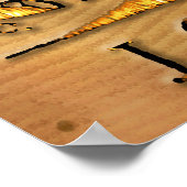 ベンジャミン・フランクリンの政治漫画への参加または死ぬ ポスター (角)