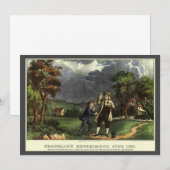 ベンジャミン・フランクリンの雷と凧の実験 (正面/裏面)