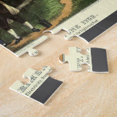 ベンジャミン・フランクリンの雷と凧の実験 ジグソーパズル (側面)