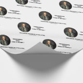 ベンジャミン・フランクリンは時間がお金の引用文であることを覚えています ラッピングペーパー (角)