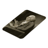 ベンジャミン・フランクリンポートレート、トーマス刻印 マグネット (左側)