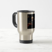 ベンジャミン・フランクリン創業の父、親指ポートレート トラベルマグ (正面左)