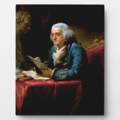 ベンジャミン・フランクリン創業の父、親指ポートレート フォトプラーク (正面)