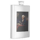 ベンジャミン・フランクリン創業の父、親指ポートレート フラスク (右)