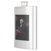 ベンジャミン・フランクリン創業の父、親指ポートレート フラスク (左)