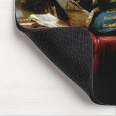 ベンジャミン・フランクリン創業の父、親指ポートレート マウスパッド (コーナー)