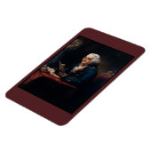 ベンジャミン・フランクリン創業の父、親指ポートレート マグネット (左側)