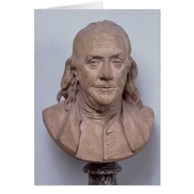 ベンジャミン・フランクリン1778年のバスト (正面)