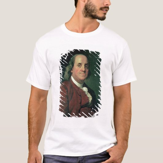 ベンジャミン・フランクリン1782年 Tシャツ (正面)