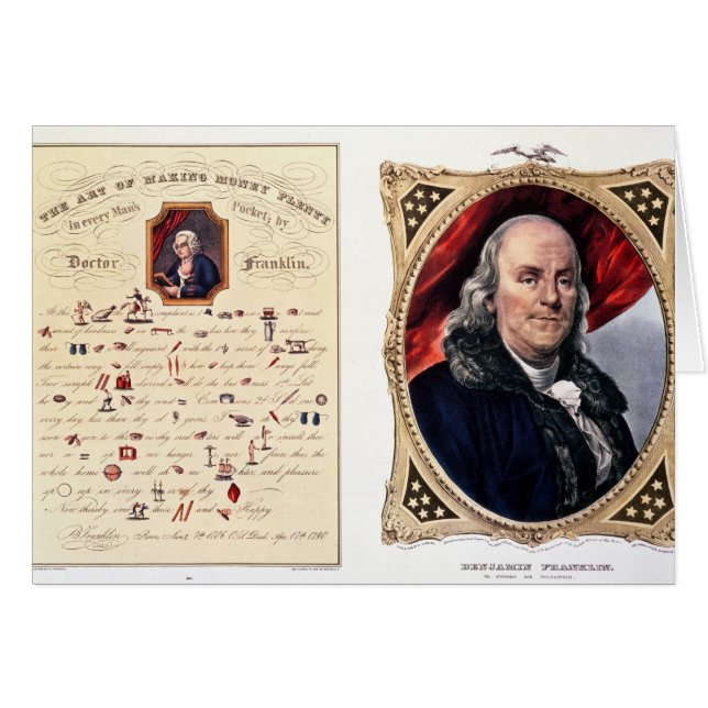 ベンジャミン・フランクリン1847年 (正面横)