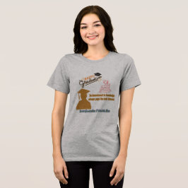 ベンジャミン・フランクリン モットー アスレチック グレー トライブレンドTシャツ