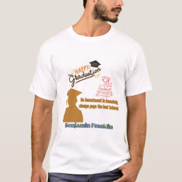 ベンジャミン・フランクリン モットー 白 Tシャツ