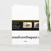 ベンジャミン・フランクリン-ヴィンテージの幻灯のスライド カード (裏面)