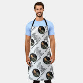 ベンジャミン・フランクリン 発明の偉大な利点 引用 エプロン (着用した状態)