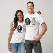 ベンジャミン・フランクリン 確率を評価する名言 Tシャツ (ユニセックス)