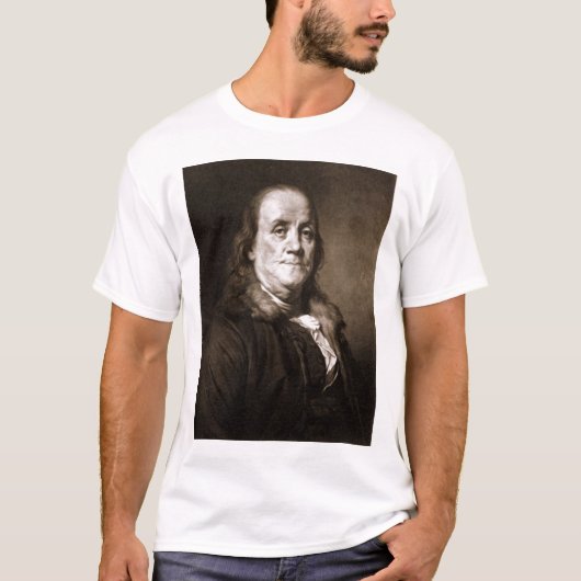 ベンジャミン・フランクリン Tシャツ (正面)