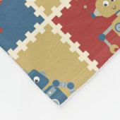 ベンジャーミンのパーソナライズなロボット毛布 フリースブランケット (角)